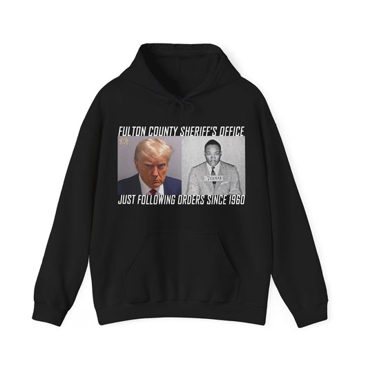 Trump and MLK Mugshot Hoodie