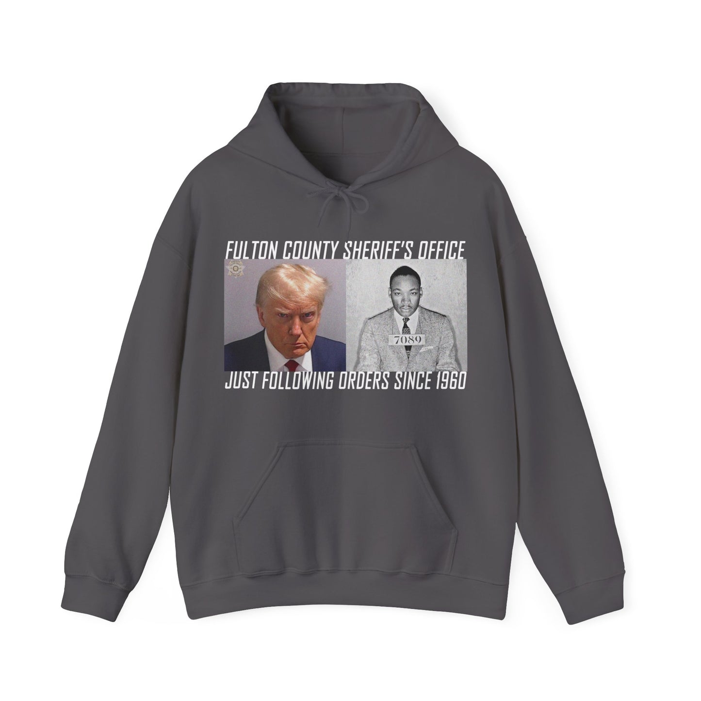 Trump and MLK Mugshot Hoodie