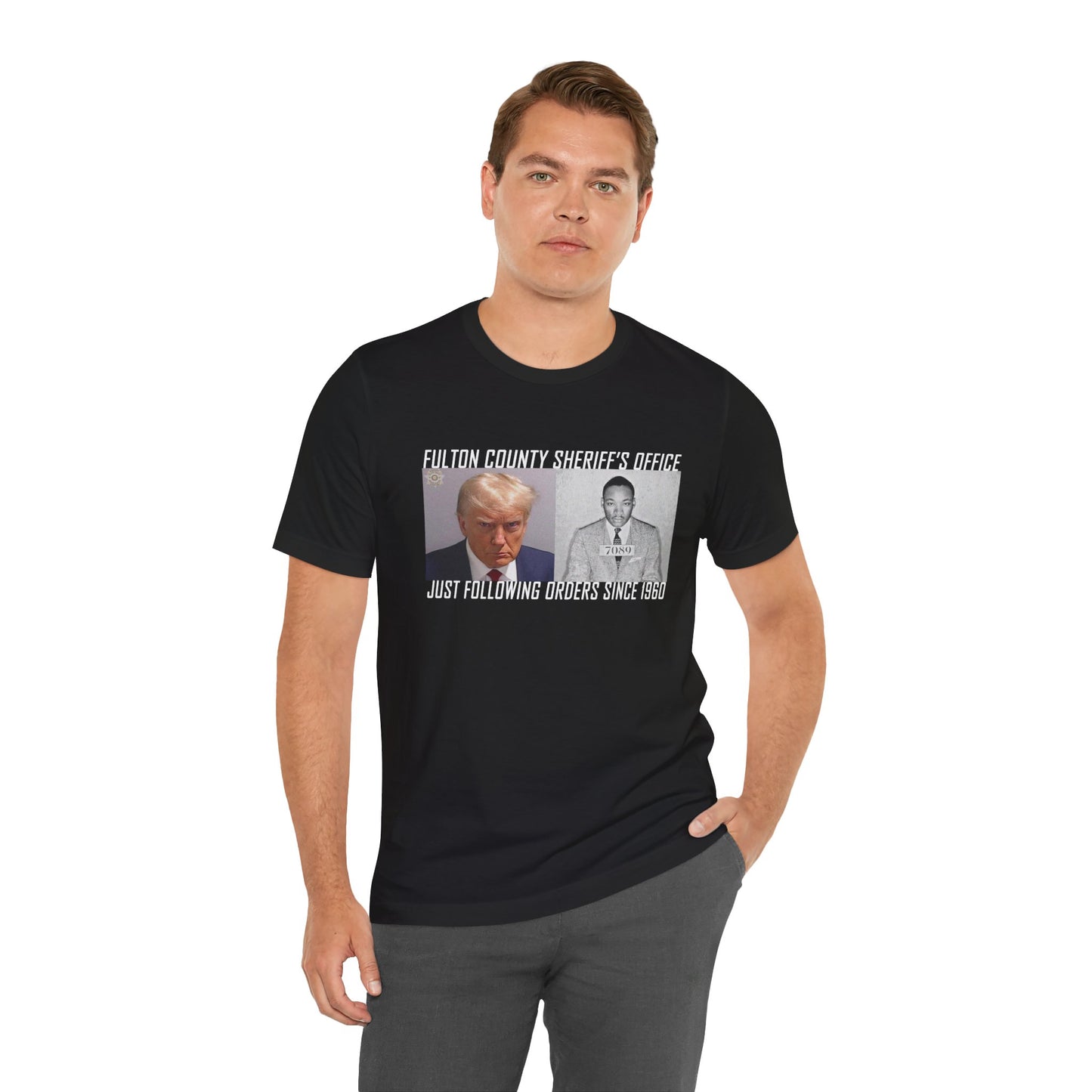 Trump and MLK Mugshot T-Shirt